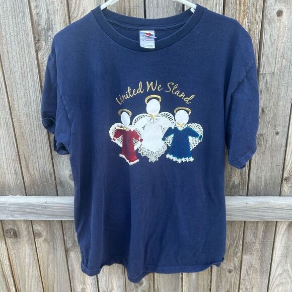 Fruit of the Loom tshirt short sleeve holiday size large - Picture 1 of 6